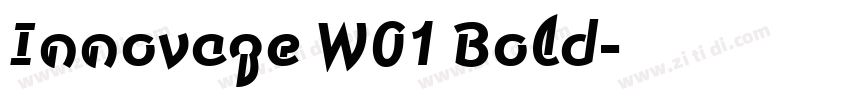 Innovage W01 Bold字体转换